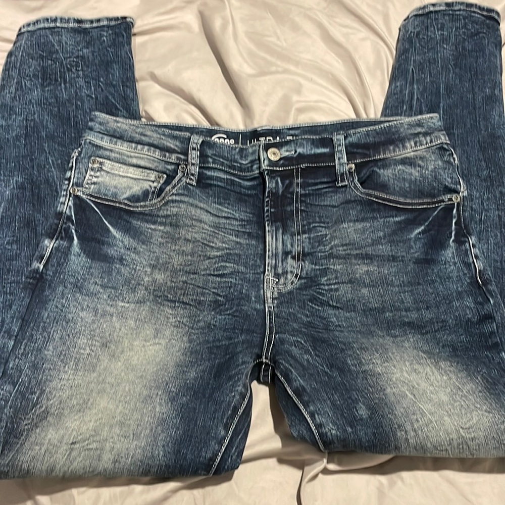 Mens stonewash jeans